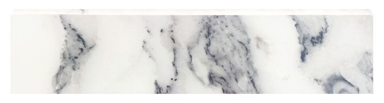 Origines Argent Glossy Bullnose 3 x 12 Origines Argent Glossy Bullnose 3 x 12